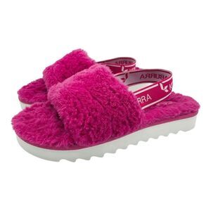 Koolaburra by UGG‎ Pink Back-Strap Sandals - Fuzz'n II Sz 5